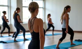 Flexibility and mobility group fitness class